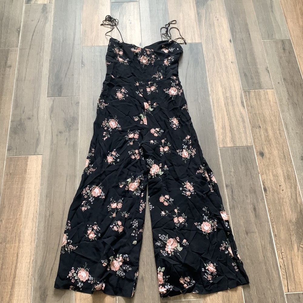NEW Reformation Floral Portia Jumpsuit Size 12 - Picture 4 of 7